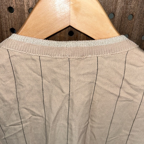 Size 10 Beige dress with gold details made in Italy - Picture 8 of 16